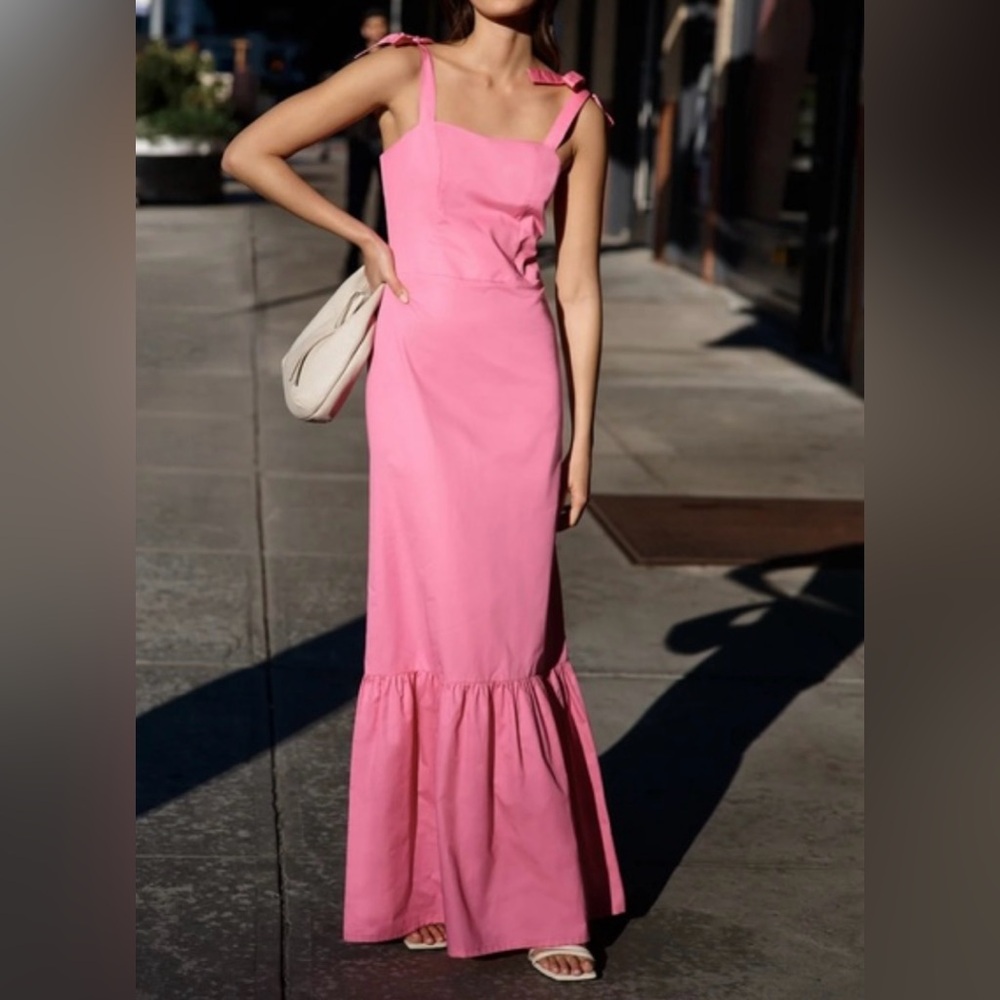 Marcella NYC -Racine Dress Hot Pink Medium